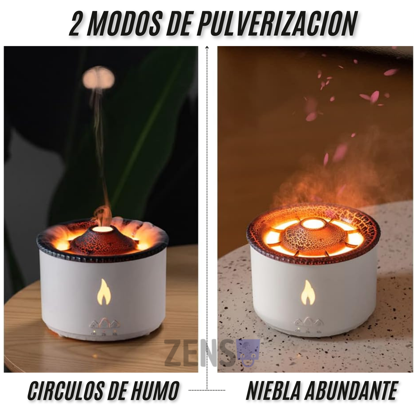 Humidificador VOLCANO GLOW